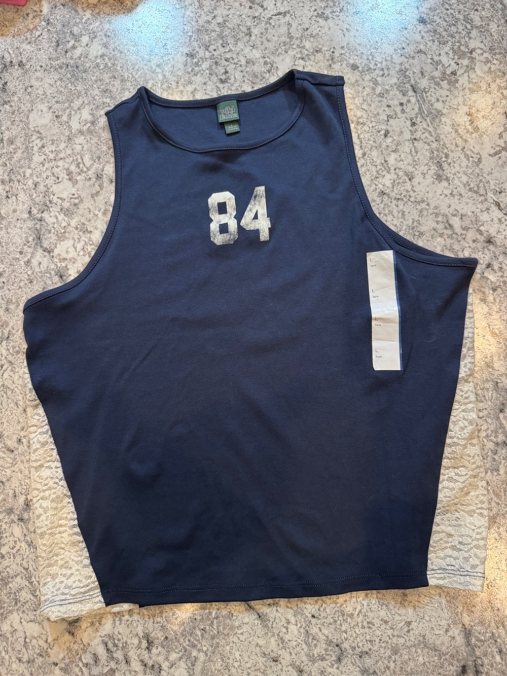 wild fable Navy '84' Graphic Tank Top - Women's